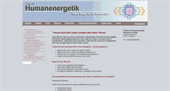 Desktop Screenshot of humanenergetik.eu